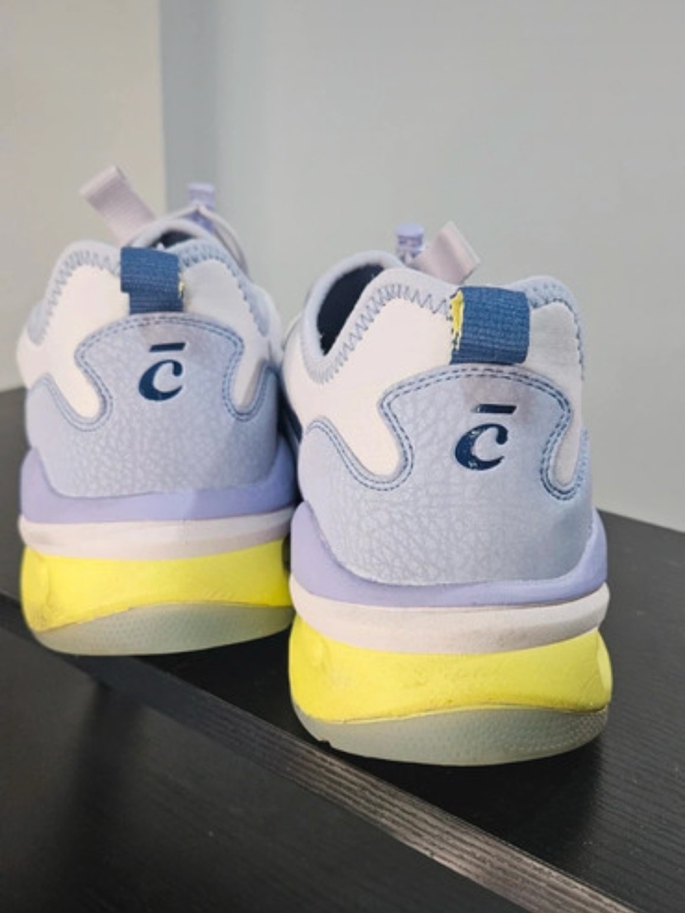 Clove Light Lavender Sneakers with Yellow Accent - Picture 6 of 7